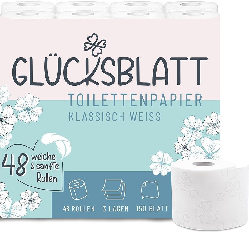 Glücksblatt Toilettenpapier bis zu 32% Rabatt