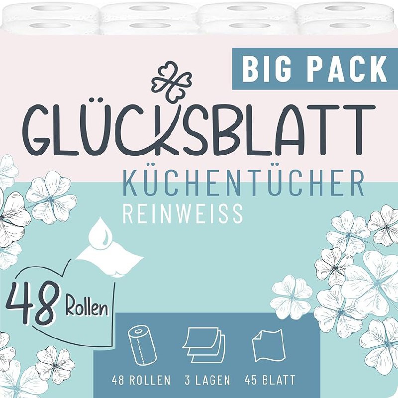 Glücksblatt Küchentücher bis zu 32% Rabatt Deal