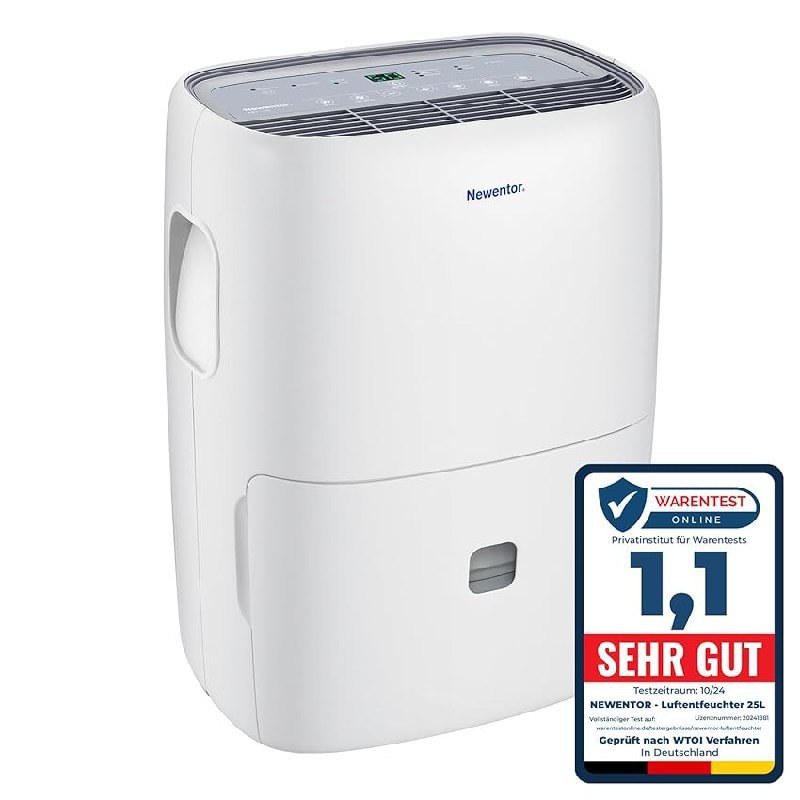 Newentor Luftentfeuchter 25L/Tag bis zu 5% Rabatt Angebot