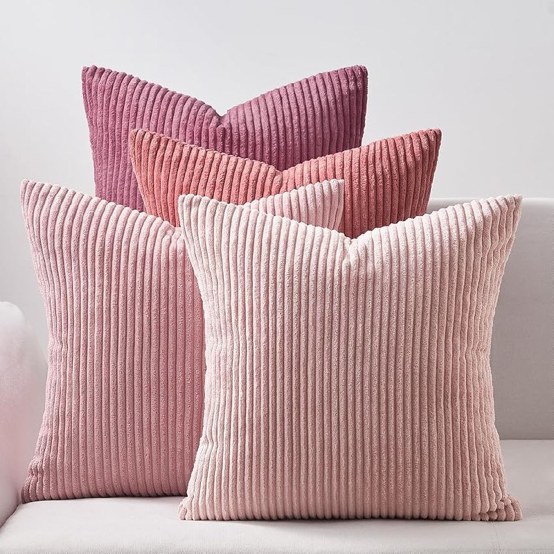 Topfinel Kissenbezug 50×50 cm rosa – bis zu 20% Rabatt-Deal