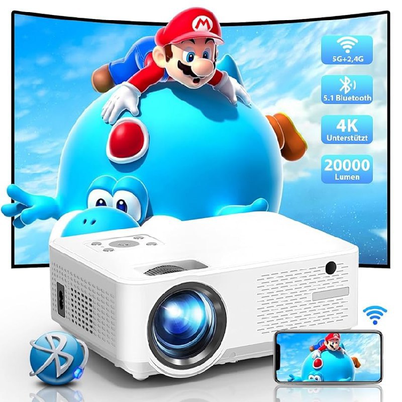 Beamer 20000 Lumen 1080P bis zu 46% Rabatt Deal