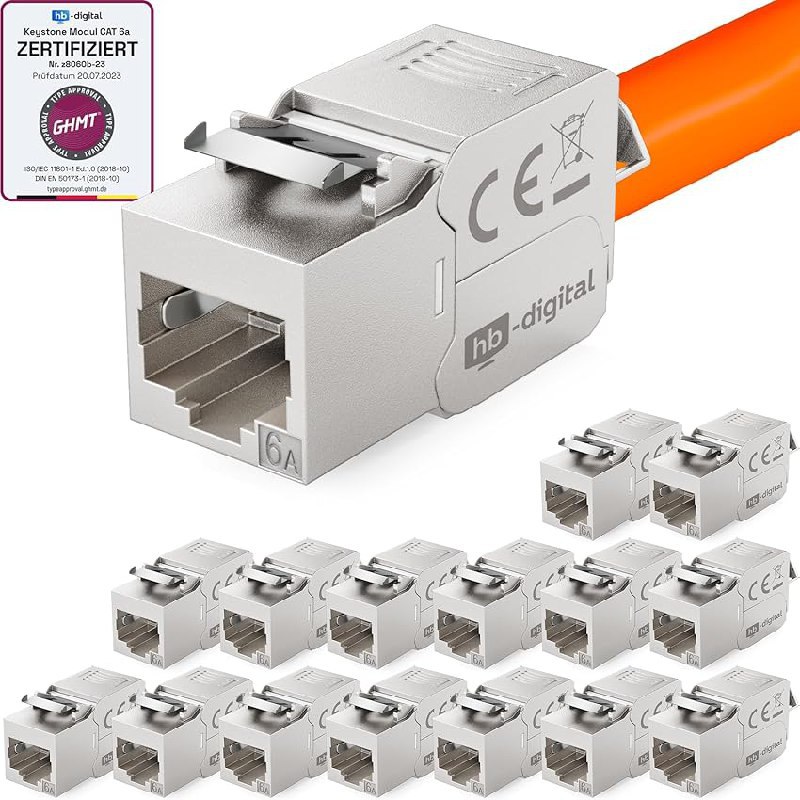 HB-DIGITAL CAT 6a Modul bis zu 19% Rabatt Deal