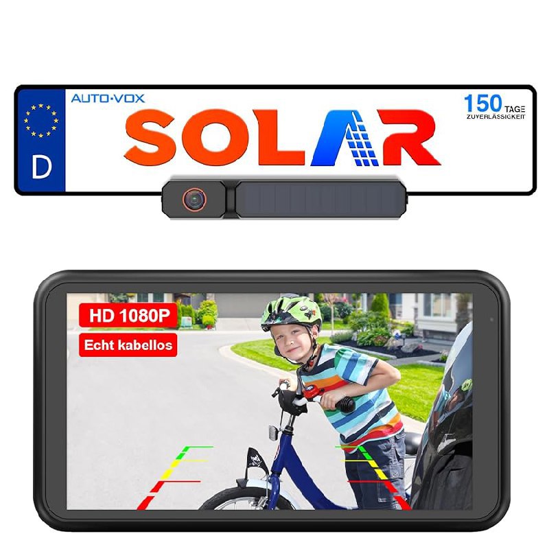 AUTO-VOX Solar Rückfahrkamera bis zu 20% Rabatt Deal