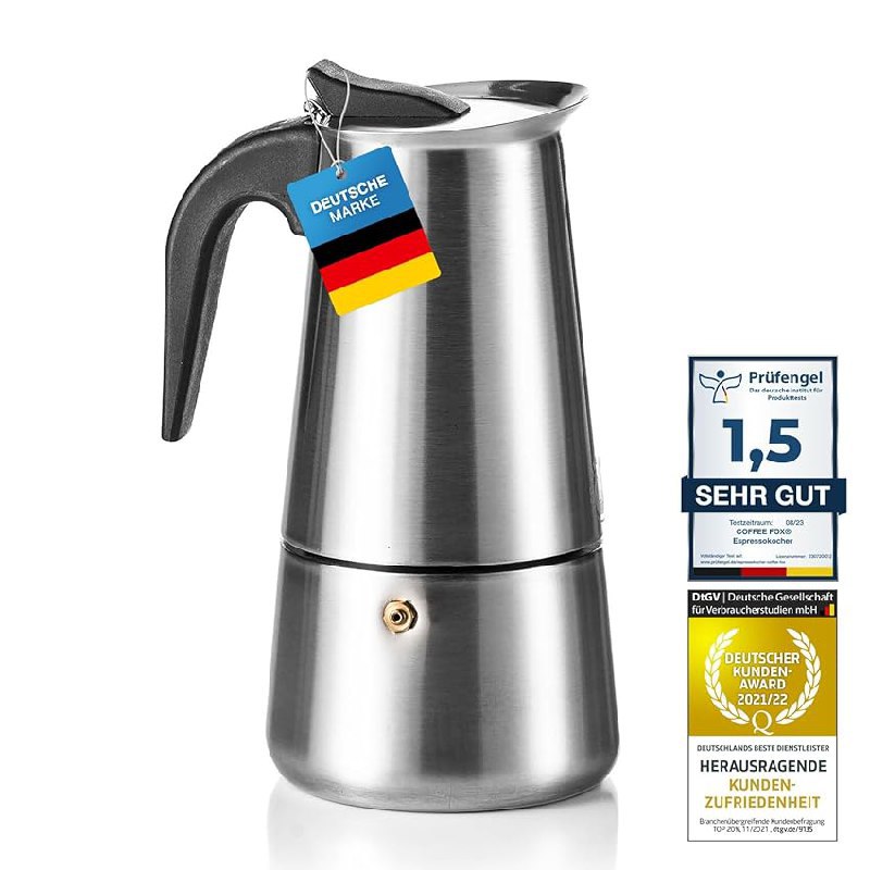 Coffee Fox® Espressokocher bis zu 15% Rabatt Deal