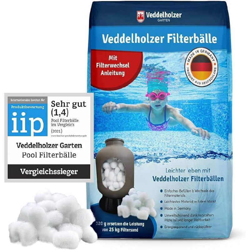 Veddelholzer Pool Filterbälle bis zu 29% Rabatt Angebot