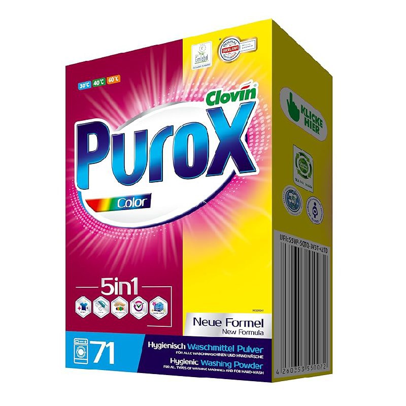 PUROX COLOR Waschpulver bis zu 6% Rabatt Deal