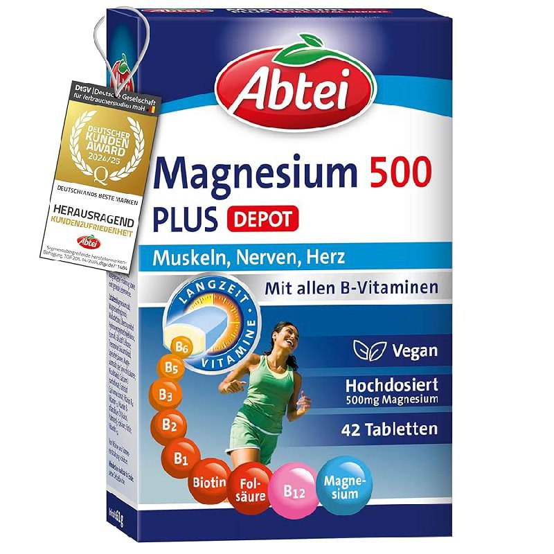 Abtei Magnesium 500 Plus Deal – bis zu 44% Rabatt