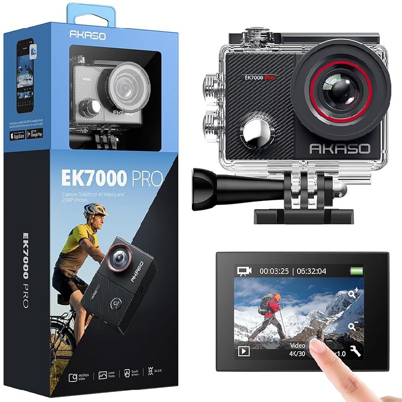 AKASO Action Cam 4K – bis zu 10% Rabatt Deals