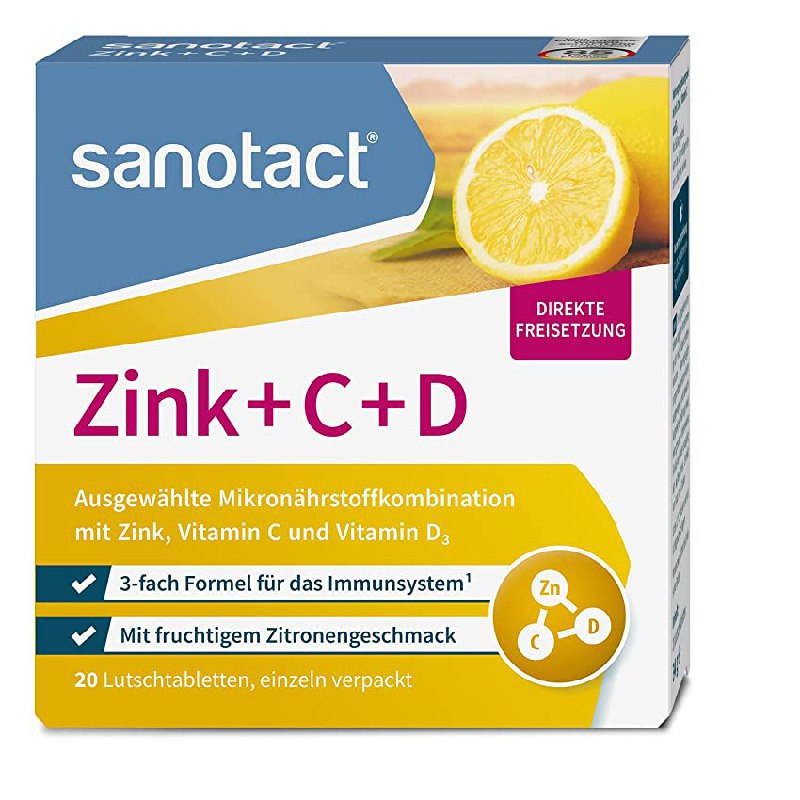 sanotact Zink + C + D: bis zu 56% Rabatt Angebote