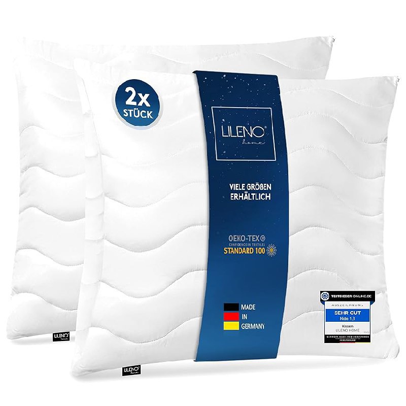 LILENO HOME Kopfkissen 80×80 cm bis zu 15% Rabatt Deals