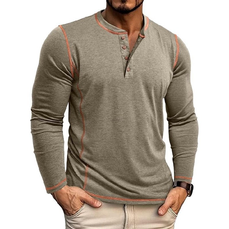 LAOARA Herren Langarmshirt – bis zu 4% Rabatt Deal