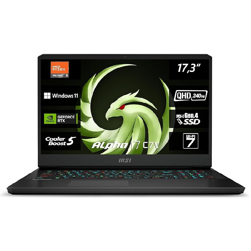 MSI Alpha 17 C7VG-031 Gaming Laptop: bis zu 11% Rabatt Deals