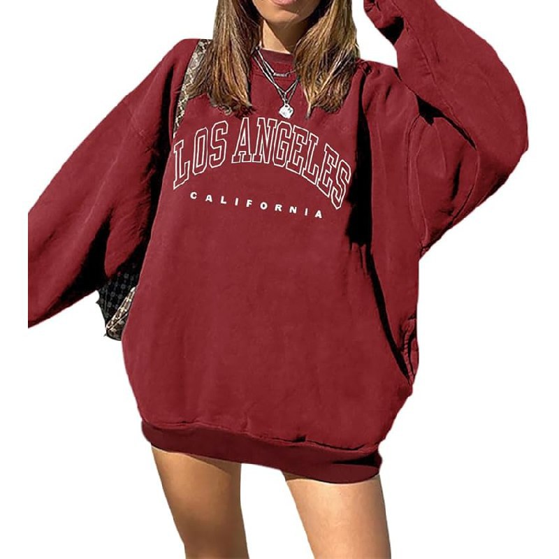 ELFIN Damen Oversized Sweatshirt bis zu 58% Rabatt