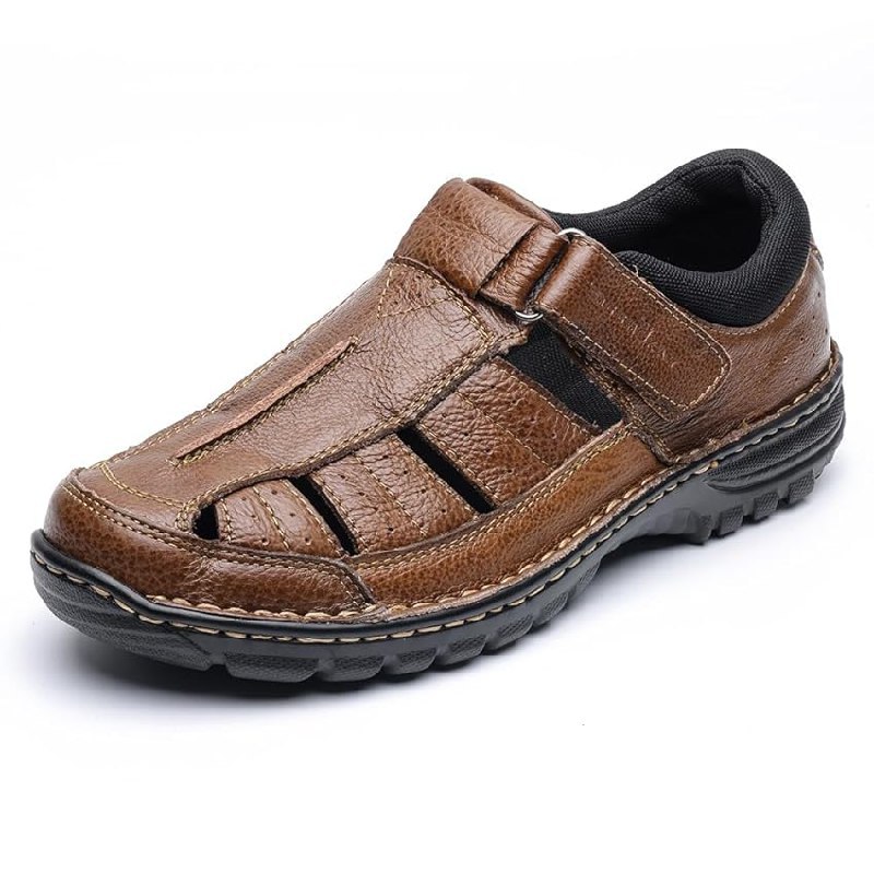 MGGMOKAY Herren Leder Sandalen bis zu 10% günstiger Deal