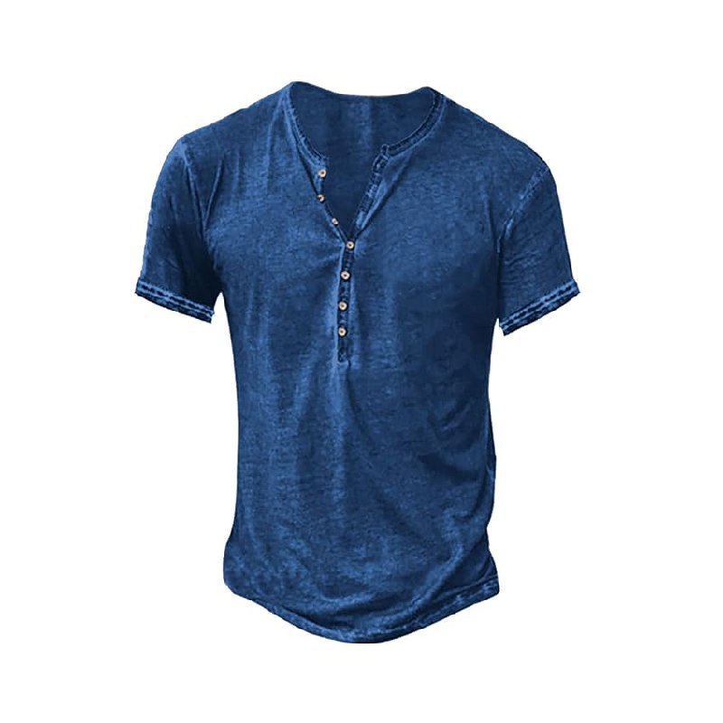 Hemd Herren Kurzarm Henley Shirt bis zu 18% Rabatt Deal