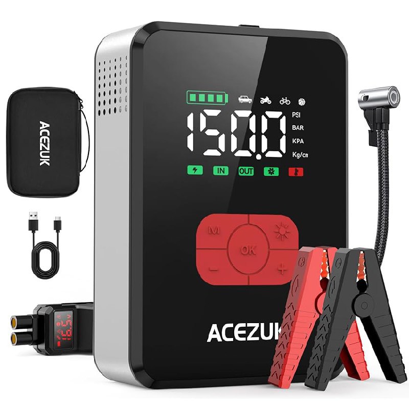 ACEZUK Starthilfe Powerbank 50% Rabatt Deal