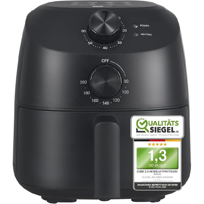 aeco Cube 2.0 Mini Airfryer – bis zu 25% Rabatt-Deal