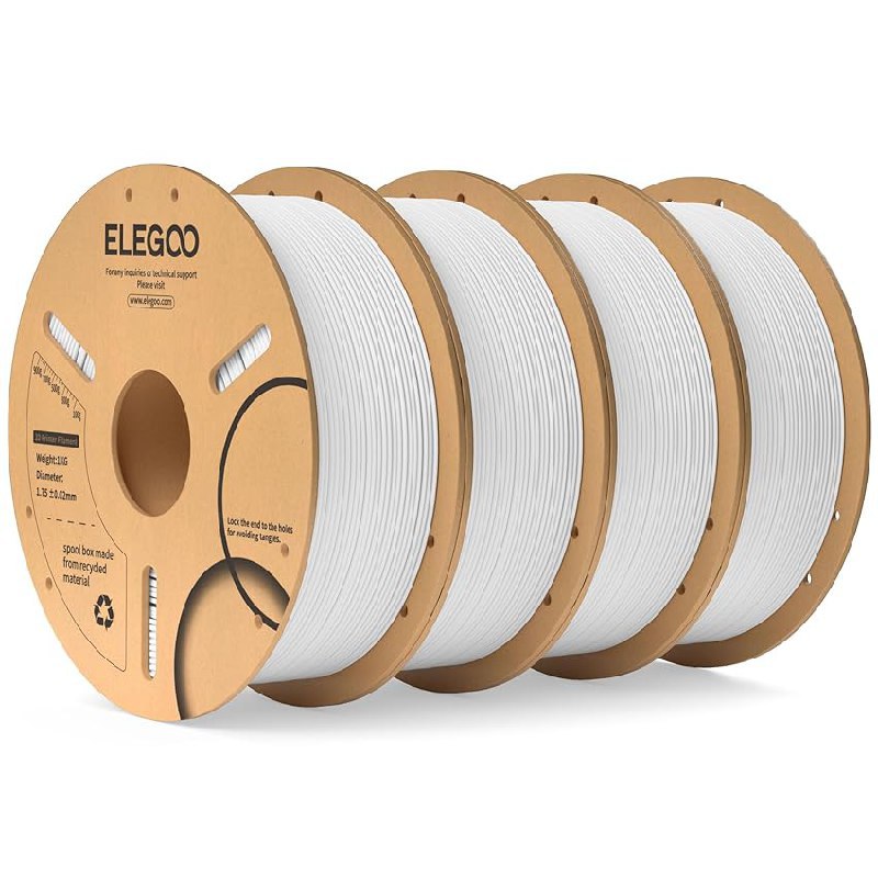 ELEGOO PLA Filament Weiß: Bis zu 19% Rabatt Deals