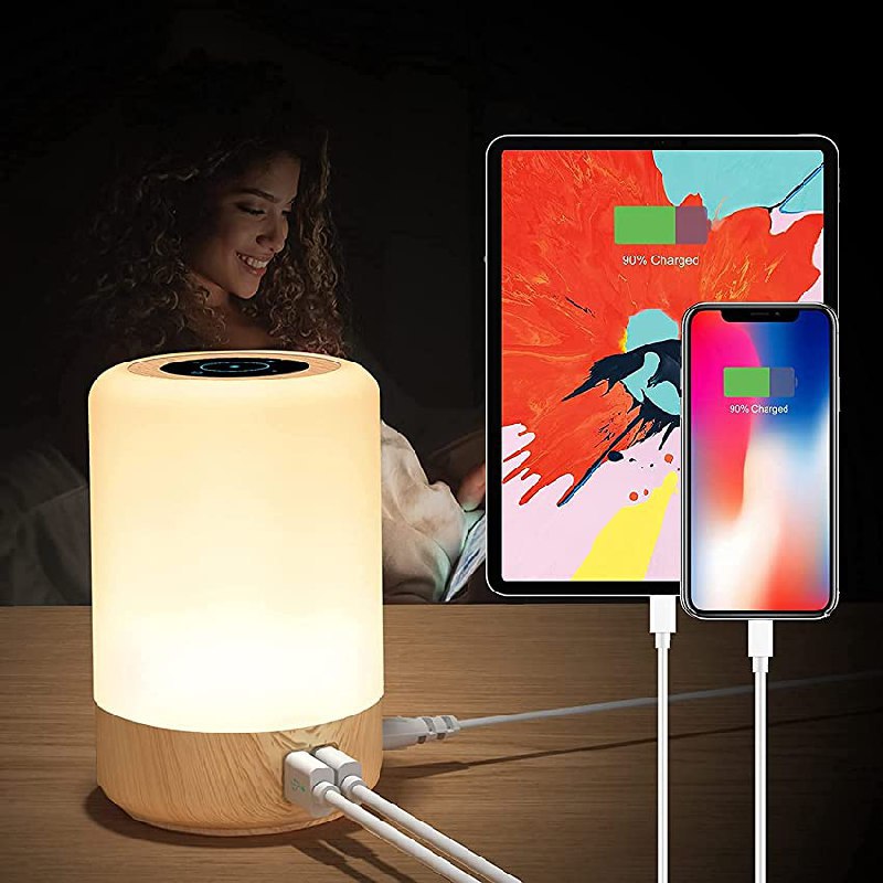 Taipow Nachttischlampe bis zu 70% Rabatt Deal