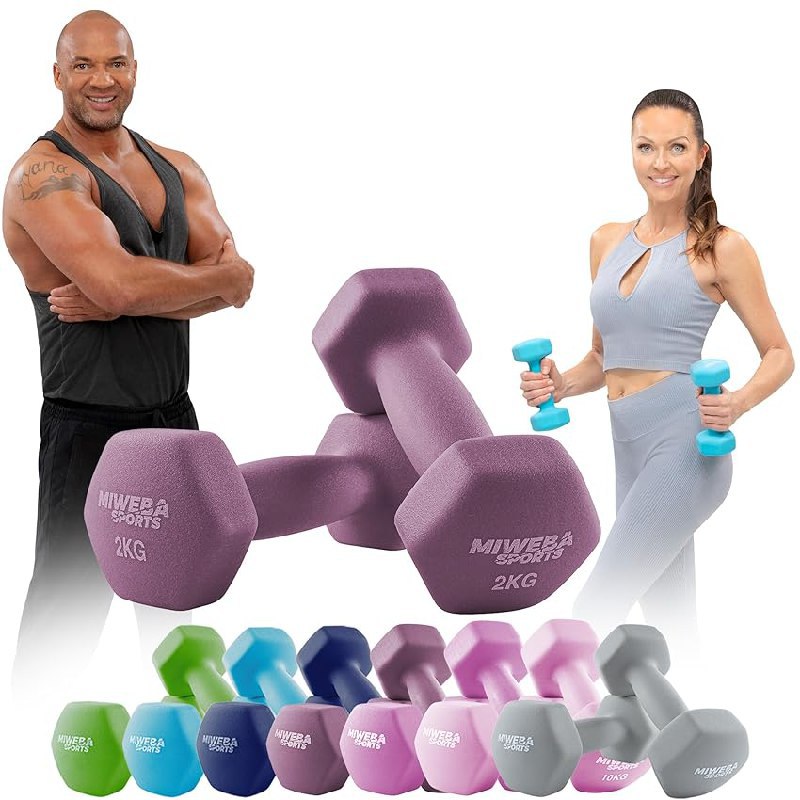 Miweba Sports Neopren Hantelset NKH100 bis zu 24% Rabatt Deal