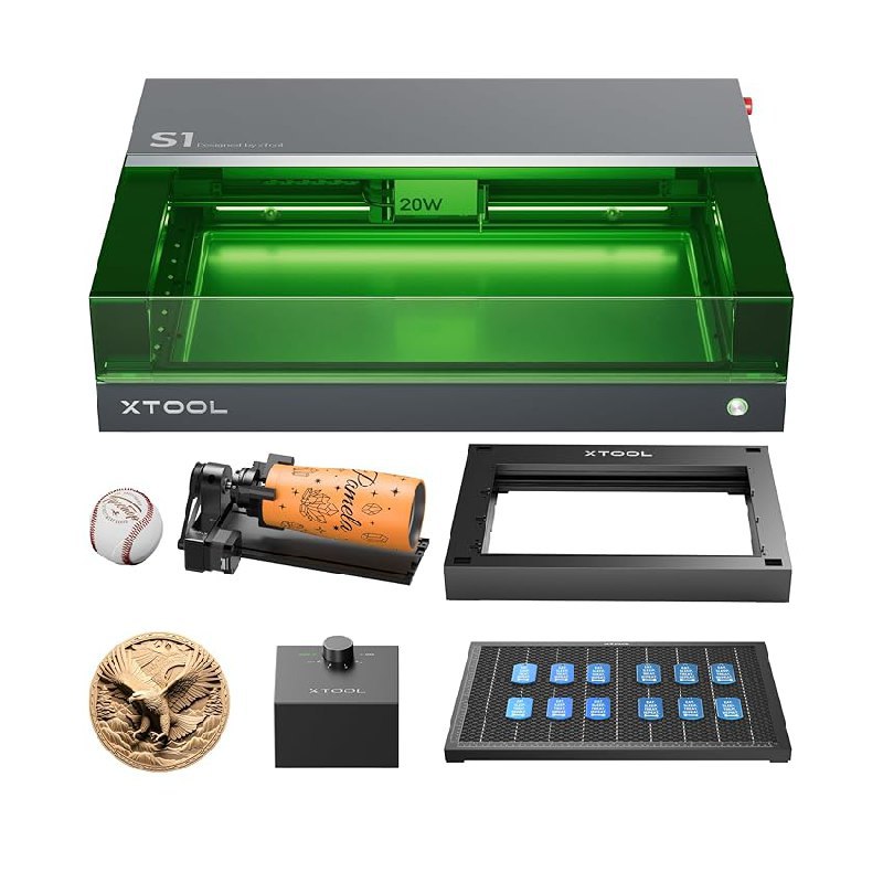 xTool S1 20W Laser Graviermaschine bis zu 25% Rabatt Deal
