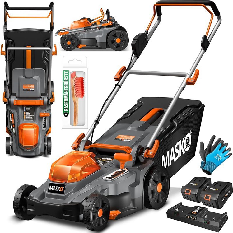 MASKO® Akku Rasenmäher bis zu 16% Rabatt Angebot
