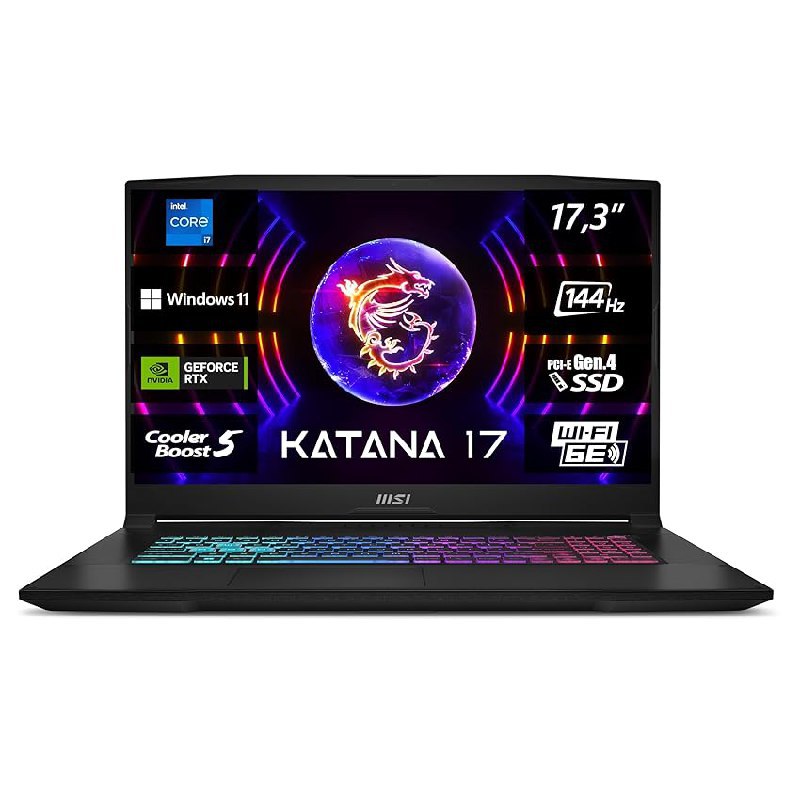 MSI Katana 17 Gaming Notebook bis zu 19% Rabatt Deal