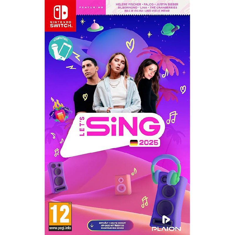 Let’s Sing 2025 für Nintendo Switch – Bis zu 38% Rabatt Deal
