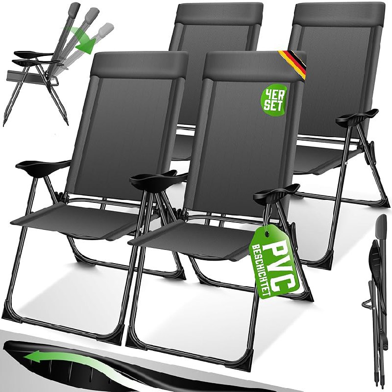 KESSER® Gartenstuhl Set bis zu 25% Rabatt Angebot