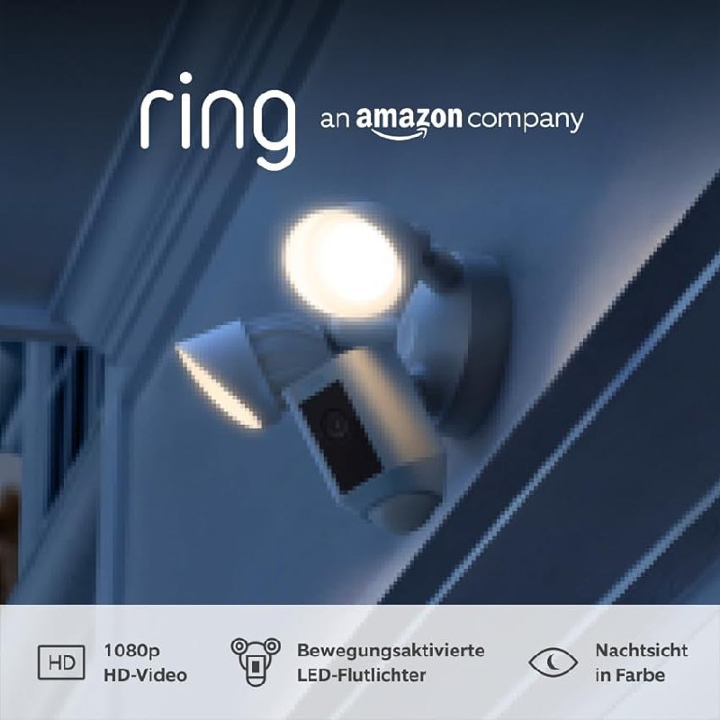 Ring Flutlichtkamera bis zu 44% Rabatt Angebot
