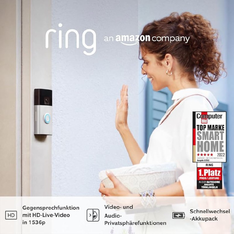 Ring Akku-Videotürklingel Plus: Bis zu 40% Rabatt Deal