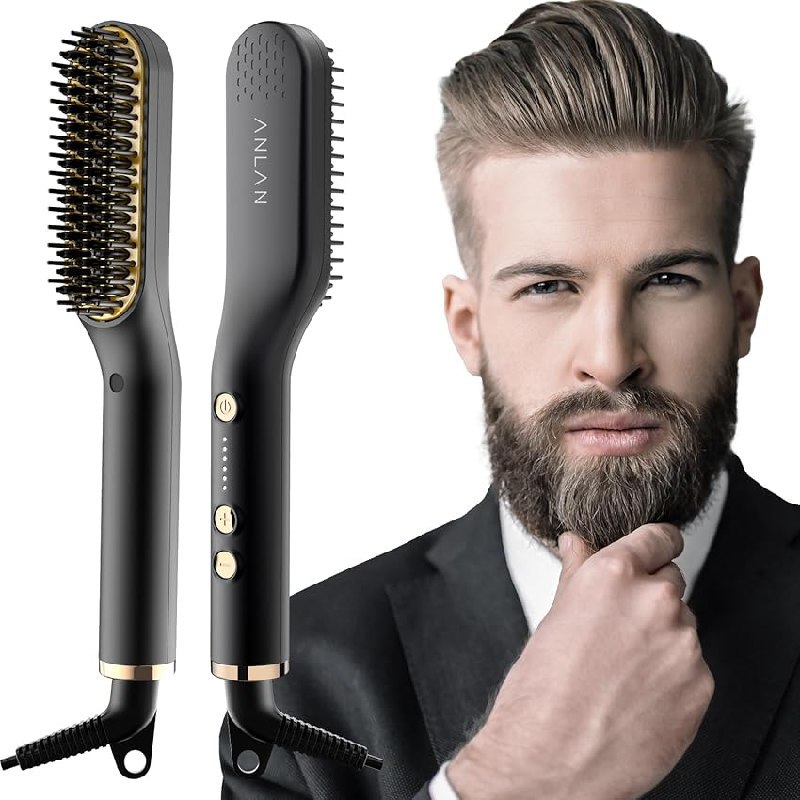 ANLAN 2 in 1 Bartglätter für Männer bis zu 30% Rabatt Deal