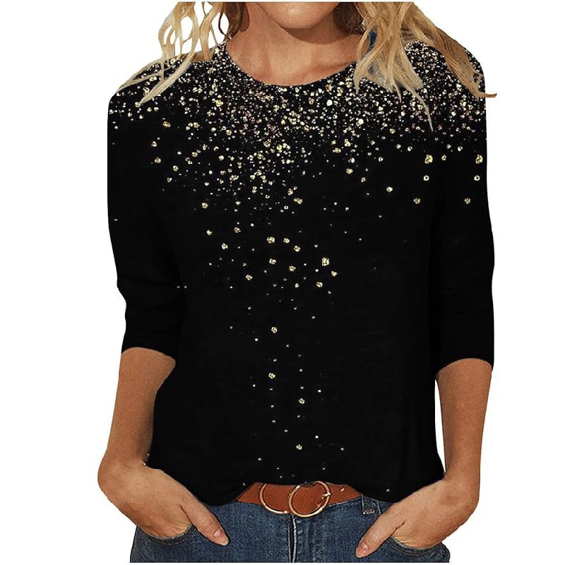Tshirt Damen mit Pailletten bis zu 6% Rabatt Deal