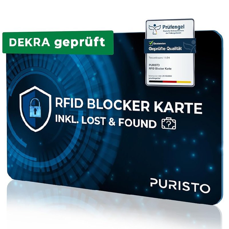 PURISTO® RFID Blocker Karte bis zu 0% Rabatt Deal