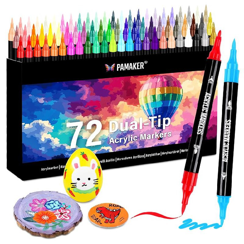 72 Farben Acrylstifte Set bis zu 10% Rabatt Deal