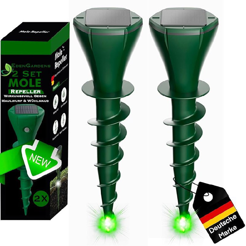 EdenGardens® Maulwurf Vertreiber bis zu 38% Rabatt Deal
