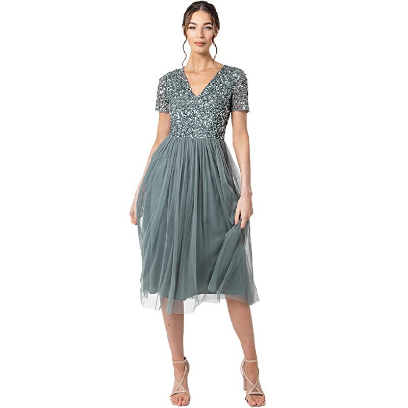 Maya Deluxe Damen Kleid bis zu 60% Rabatt Deal